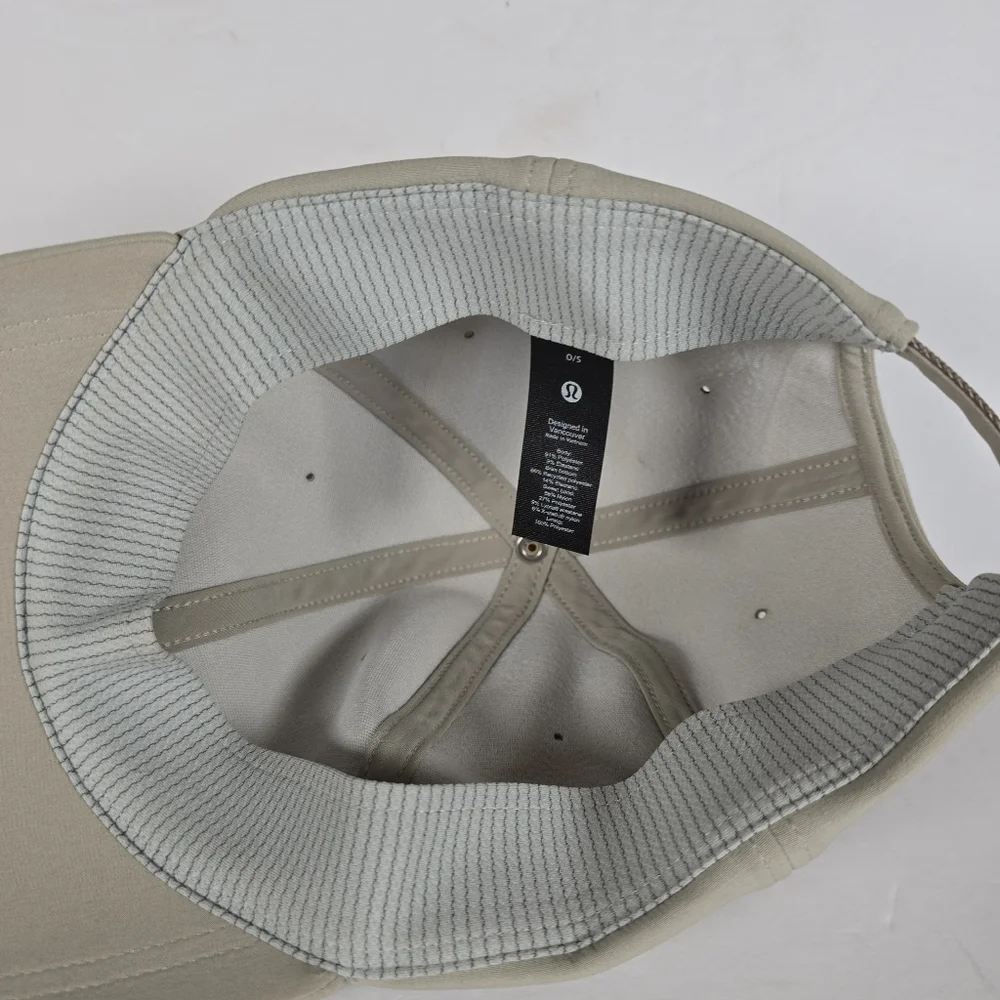 NWOT Lululemon Days Shade Water Repellent Tan Baseball Cap  One Size Adj Strap